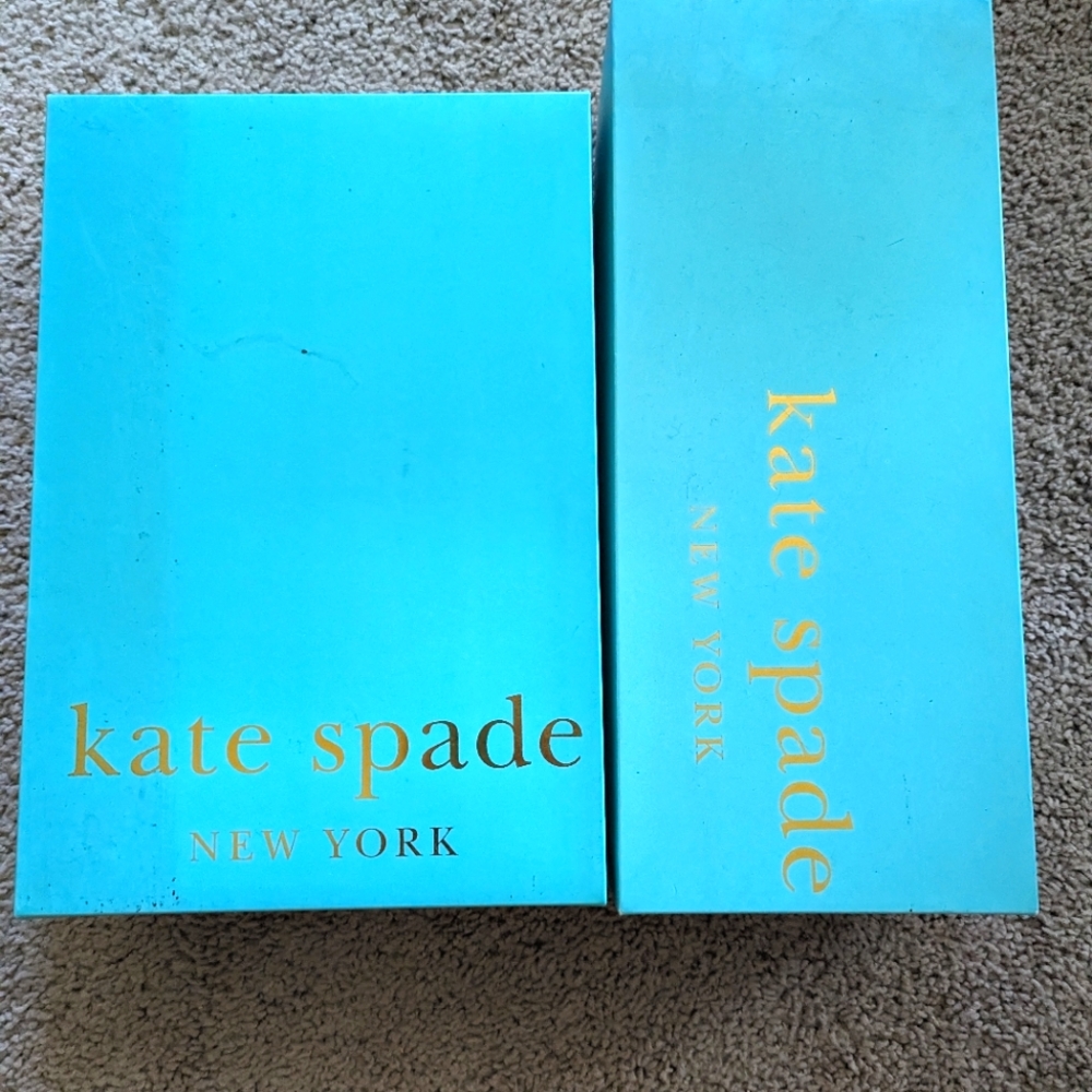 Kate Spade Champagne Flutes and Cake Set